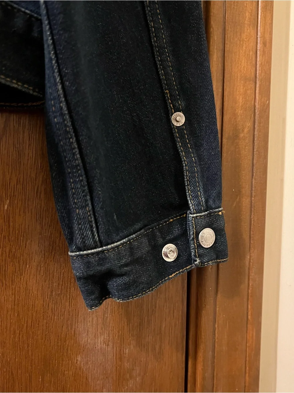 Re/Done Trucker Studded Fitted‎ Denim Jacket Sz M
